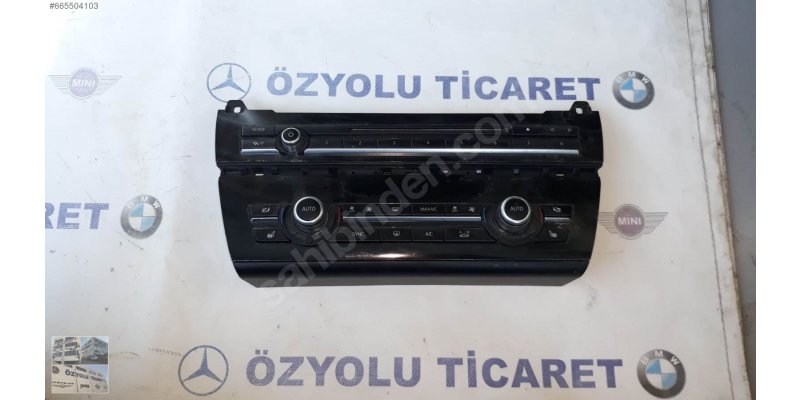 Çıkma Bmw f10 5 serisi teyp ve klima kumanda paneli 9388325 Parça