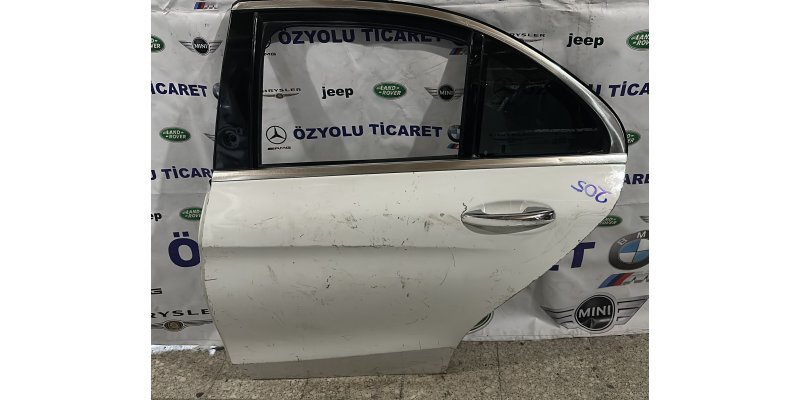 Mercedes W205 C Serisi Sol Arka Kapı Beyaz 2014-2021