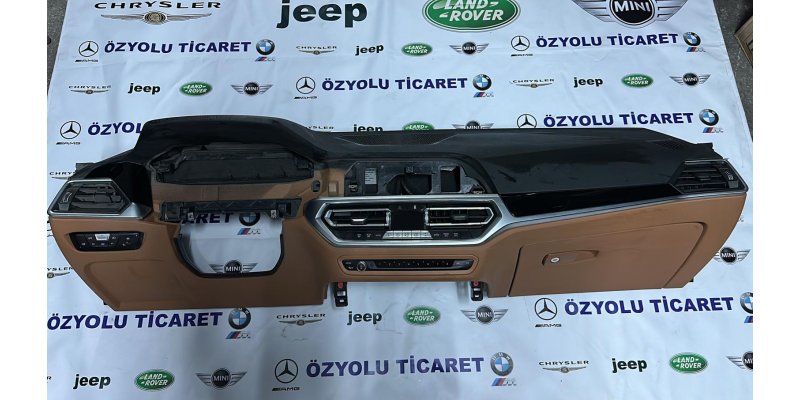 BMW G22-G23-G26 4 Serisi Ön Göğüs Torpido Siyah-Turuncu