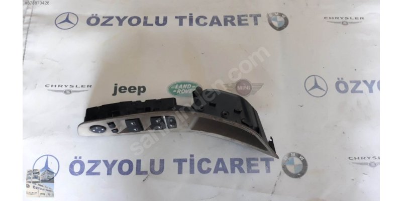 Bmw f10 5 serisi dörtlü cam düğmesi ve çerçevesi 0010150 