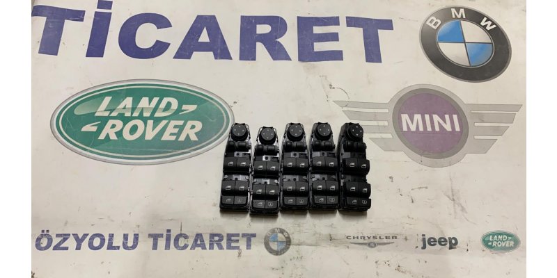  BMW F10-F01 PERDELİ KATLANIR DÖRTLÜ CAM DÜĞMESİ 0010761 