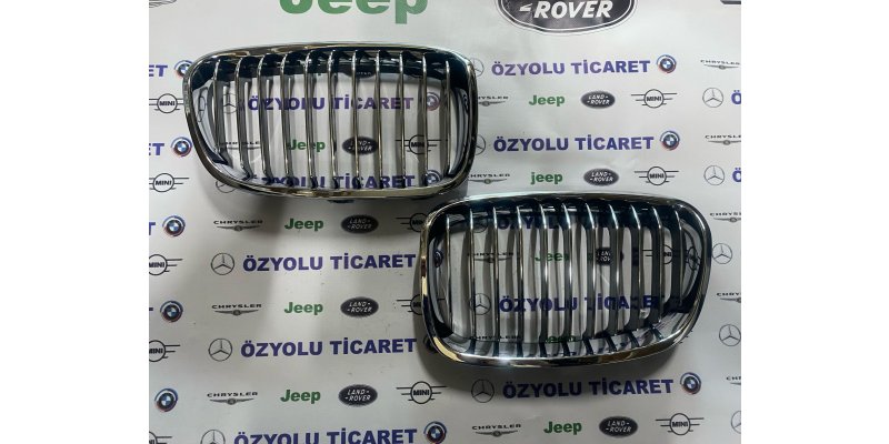 BMW F20 1 Serisi Krom Böbrek Panjur Seti 5113 7262117-118