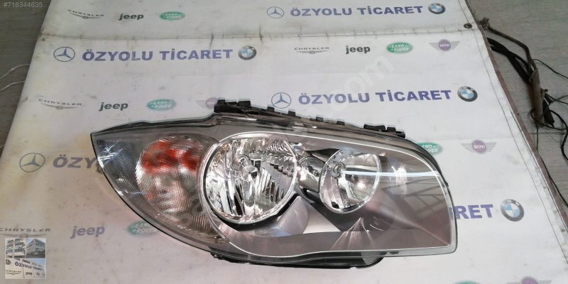 BMW e87 1 serisi sağ düz far 0010137
