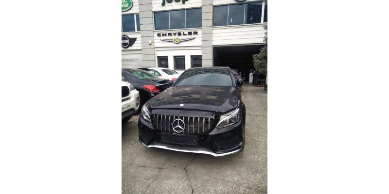 Siyah Mercedes C180 205 Kasa 1.6 Benzinli 2017 Model · fotoğraf 6