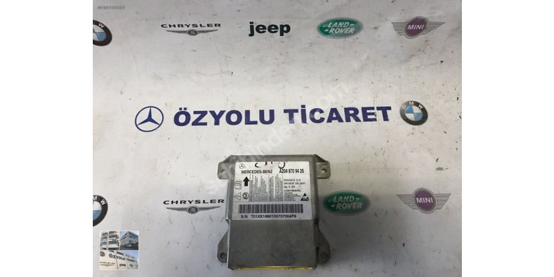 MERCEDES C SERİSİ W204 AIRBAG BEYNİ 0010195 · fotoğraf 2