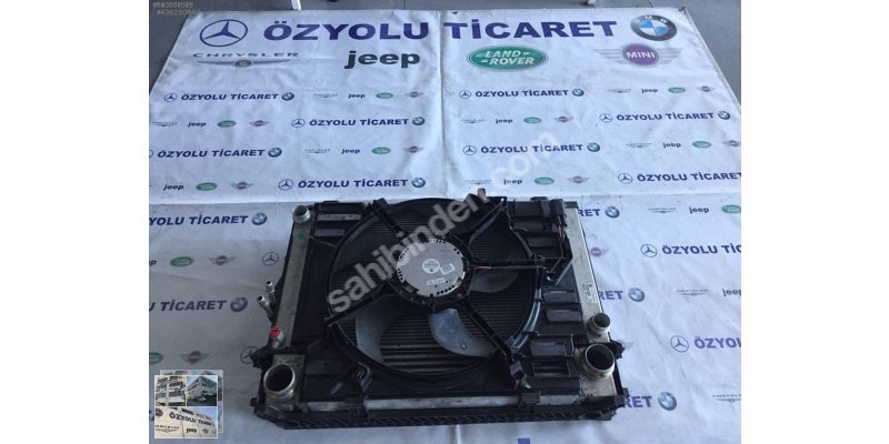 BMW 5 E60 520 525 DİESEL KLİMA FANI VE RADYATÖR SETİ 17117787440 · fotoğraf 2