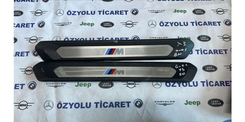 BMW X3 BMW G01 X3 M Paket Ön Eşik Plastiği
