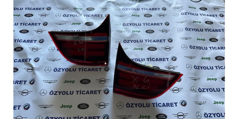 BMW X6 BMW E71 X6 Lci Sağ-Sol Led İç Stop 7295005-7295006