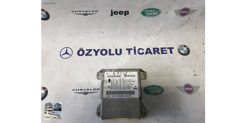 Mercedes C MERCEDES C SERİSİ W204 AIRBAG BEYNİ 0010527