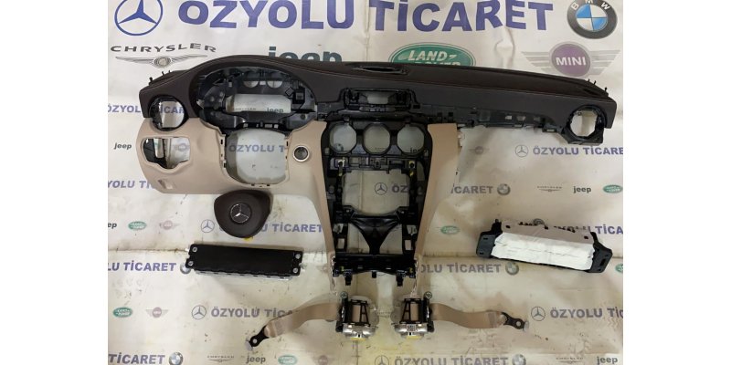 Mercedes C MERCEDES W205 C SERİSİ GÖĞÜS+3 Airbag SET (DİKİŞLİ KAHVE) 0010425