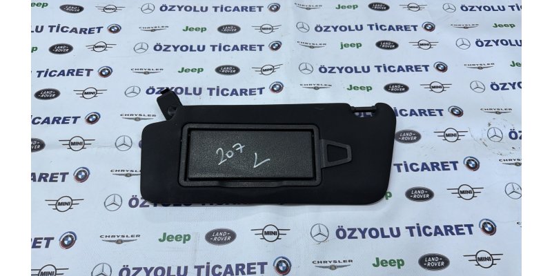 Mercedes E / E Coupé Mercedes W207 E Coupe Sol Güneşlik Siyah