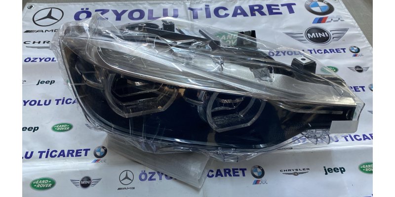 BMW 3-Serisi BMW F30 LCİ 40.YIL Sağ Blackline Led Far Siyah Zemin 7453482