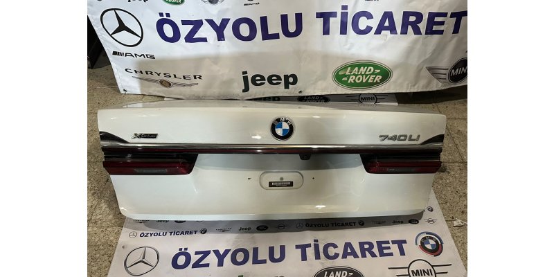 BMW 7-Serisi BMW G11-G12 LCİ Arka Bagaj Kapağı Hatasız Beyaz