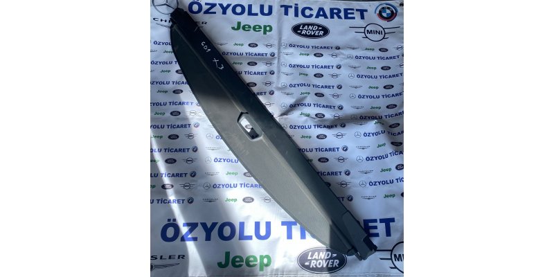 BMW X3 BMW G01-G08 X3 İX3 Arka Bagaj Perdesi Siyah 5147 7471986