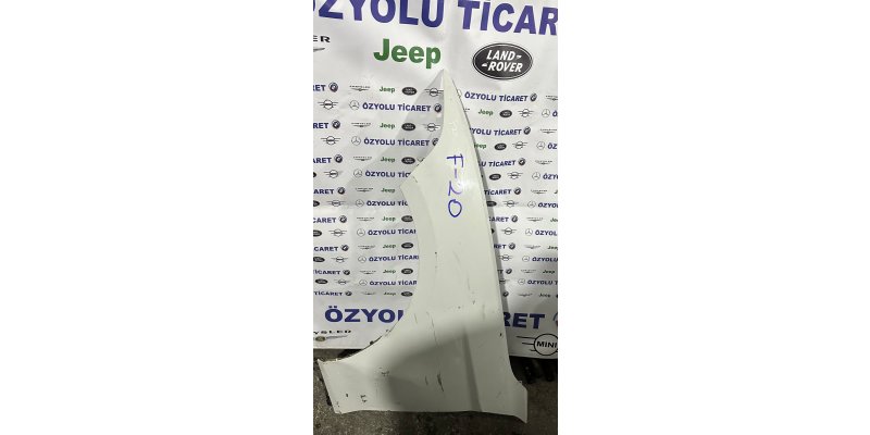 BMW 1-Serisi BMW F20 1 Serisi Sol Ön Çamurluk Beyaz Çıkma